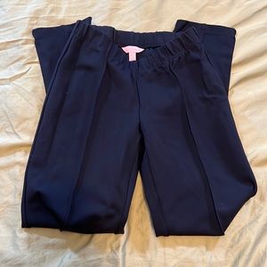 Lilly Pulitzer navy travel leggings size S EUC